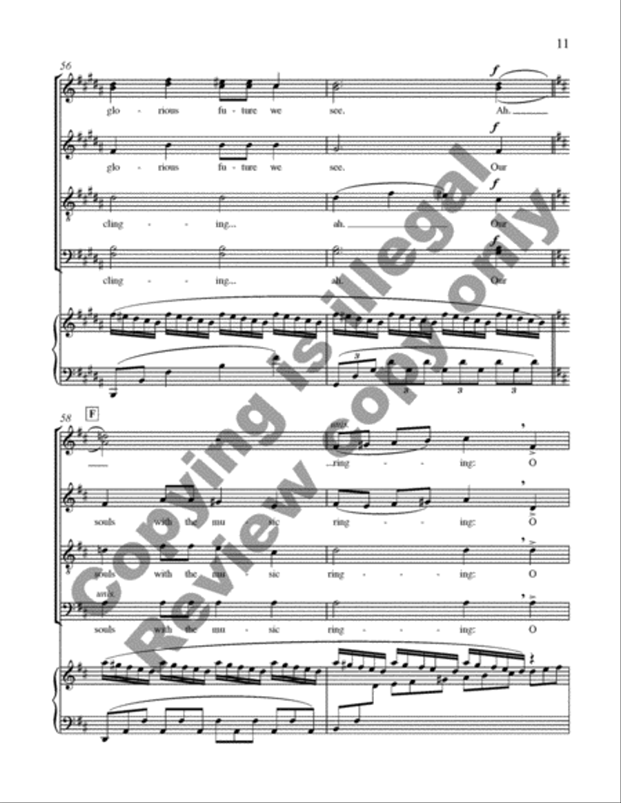 The Dreamers of Dreams 4-Part scores gallery preview page 12
