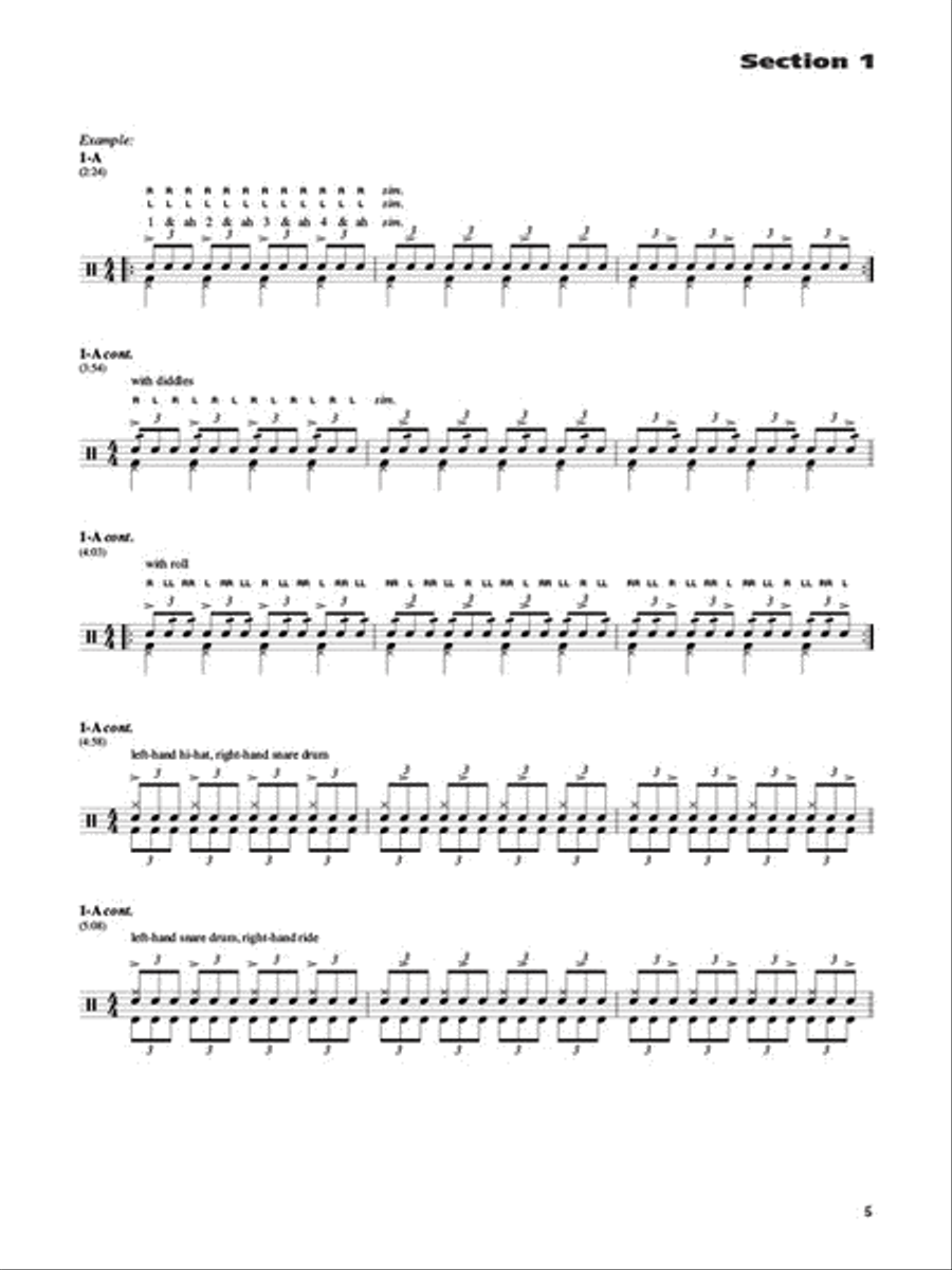 Ray Luzier's Double Bass Drum Techniques Double Bass scores gallery preview page 4