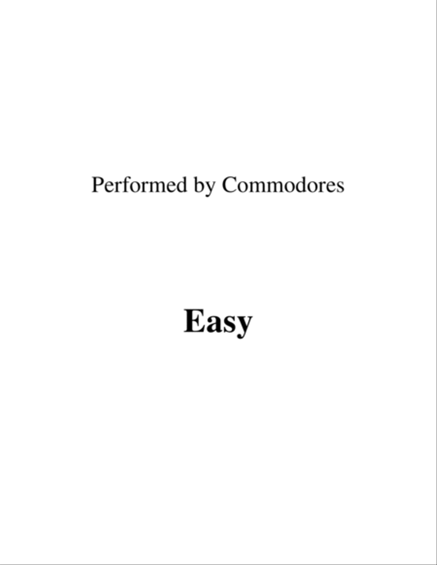 Easy Easy Small Ensemble scores gallery preview page 1
