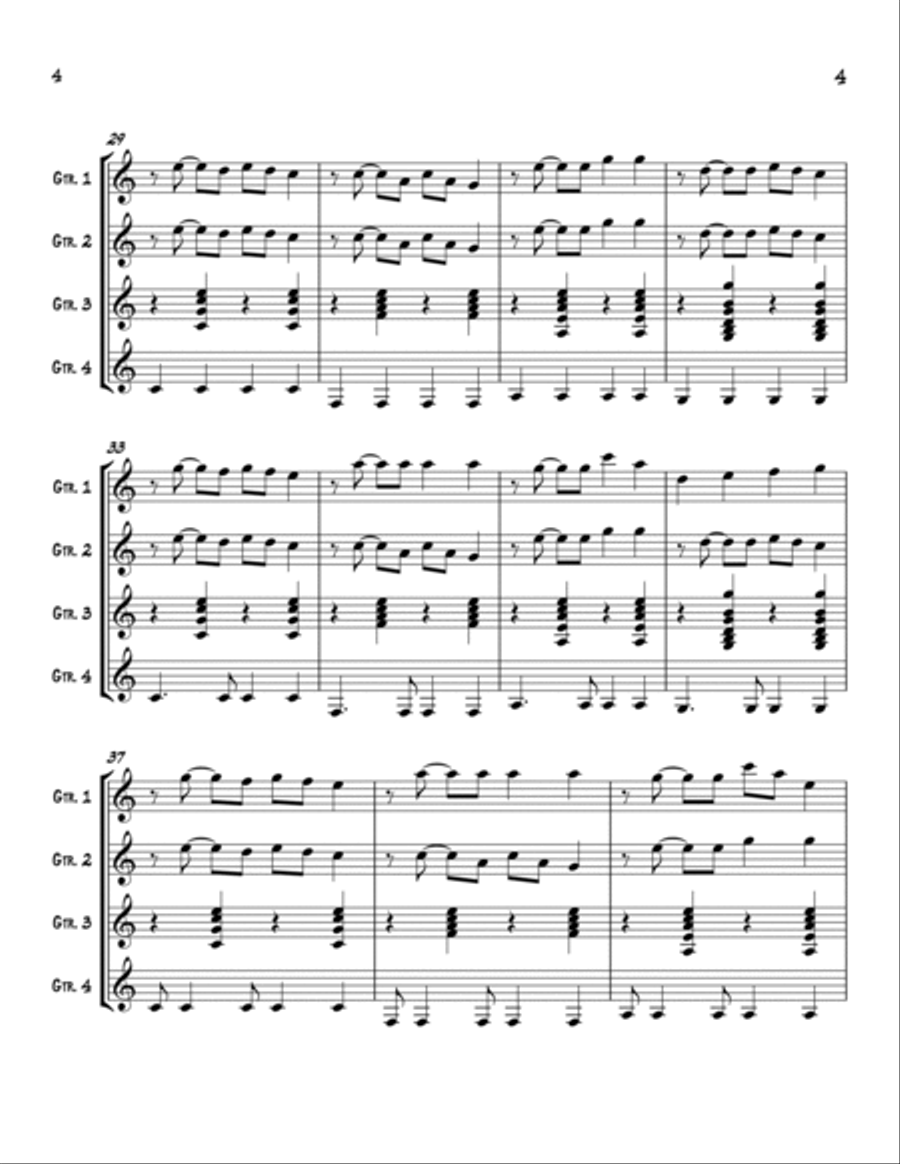 Wavin' Flag (coca-cola Celebration Mix) Acoustic Guitar scores gallery preview page 4