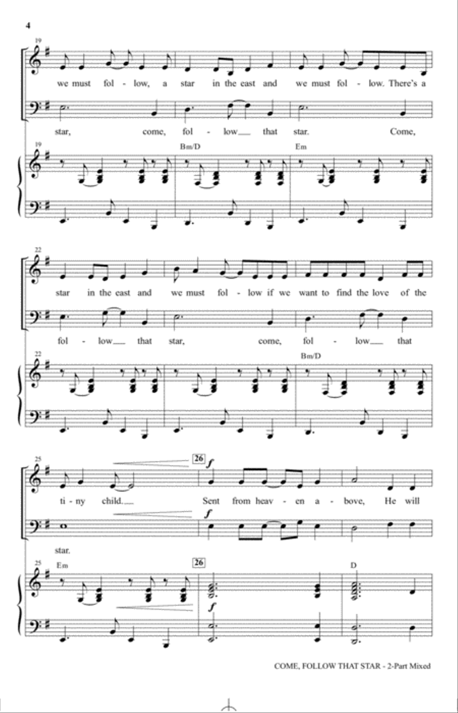 Come, Follow That Star Come, Follow That Star 2-Part scores gallery preview page 3