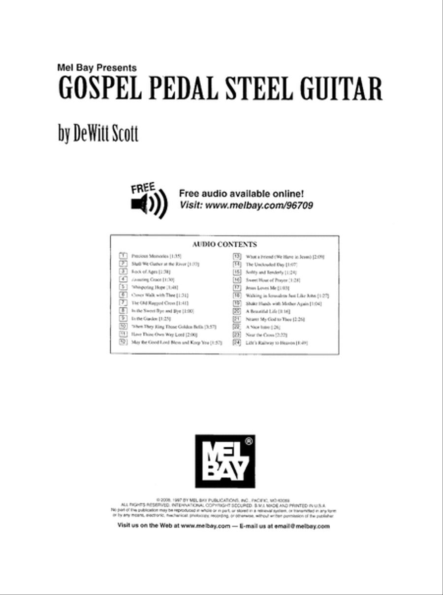 Gospel pedal sales steel guitar