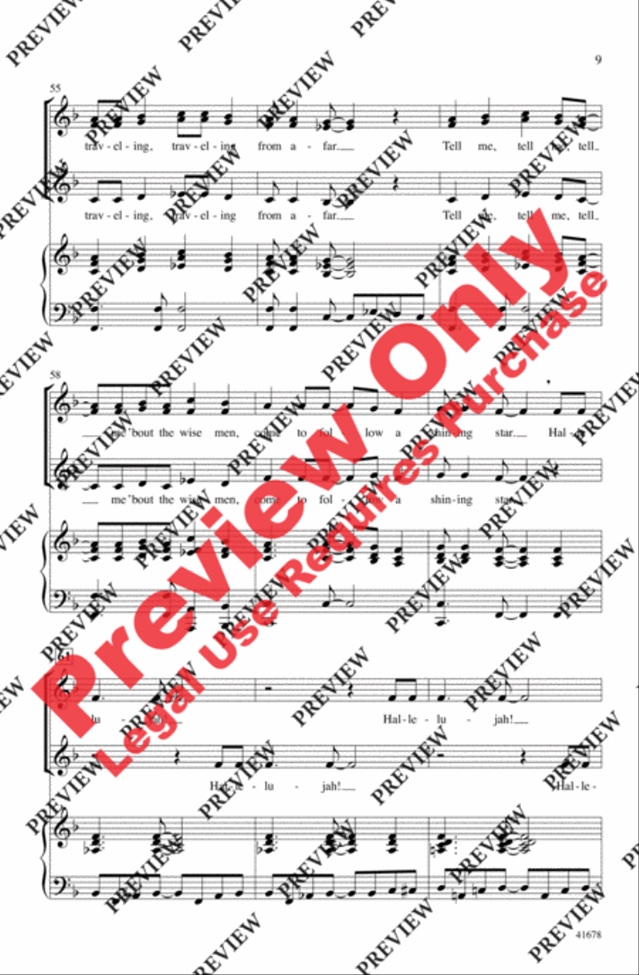 Tell Me, Tell Me! Tell Me, Tell Me! Women's Choir scores gallery preview page 9