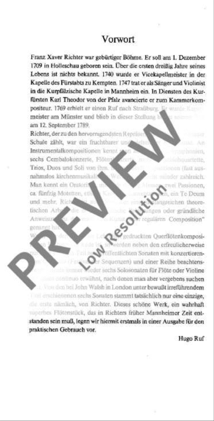 Sonata G major Flute scores gallery preview page 5