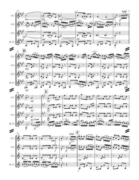 El Choclo (Tango) (for Clarinet Quartet) image number null