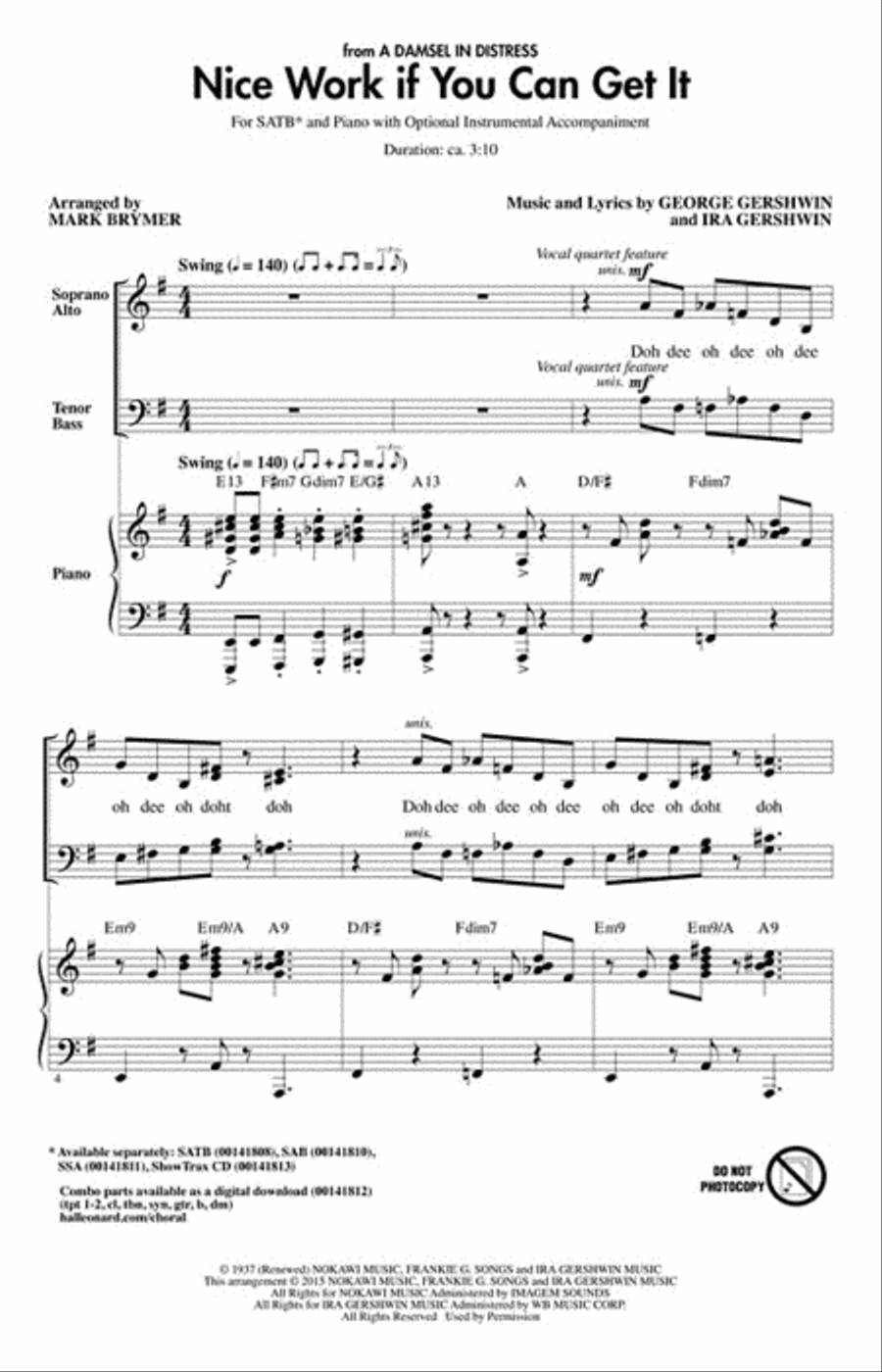 <br>Sheet music extract