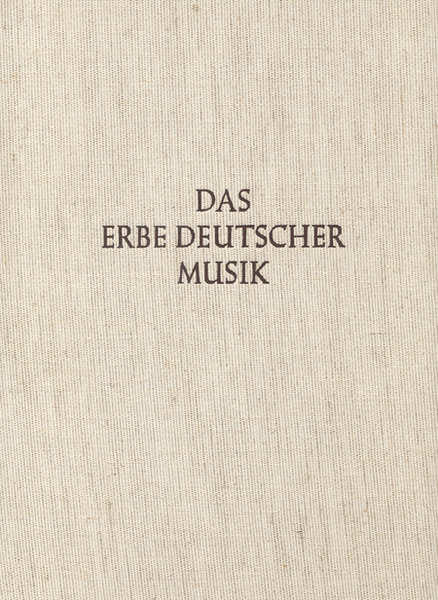 Geistliche Konzerte und andere Werke. Das Erbe Deutscher Musik IX/7