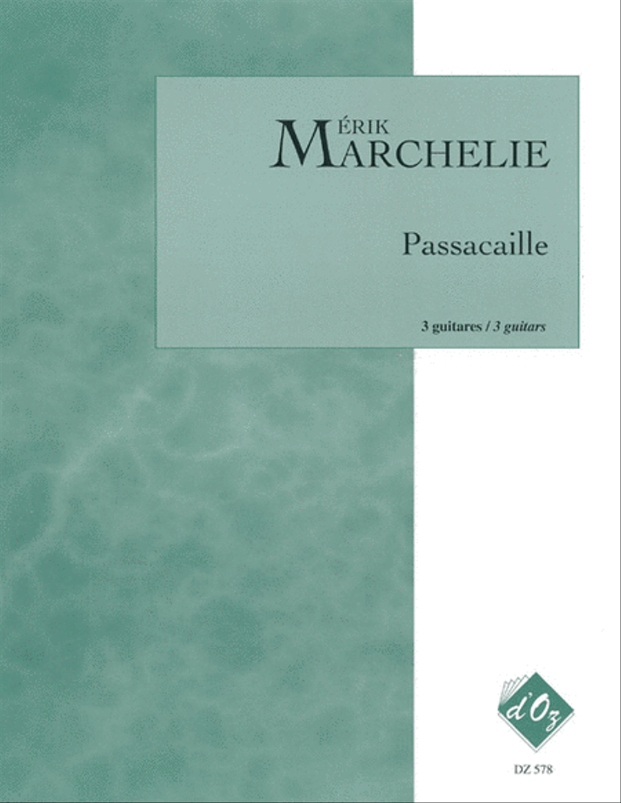 Passacaille Guitar Ensemble scores gallery preview page 1