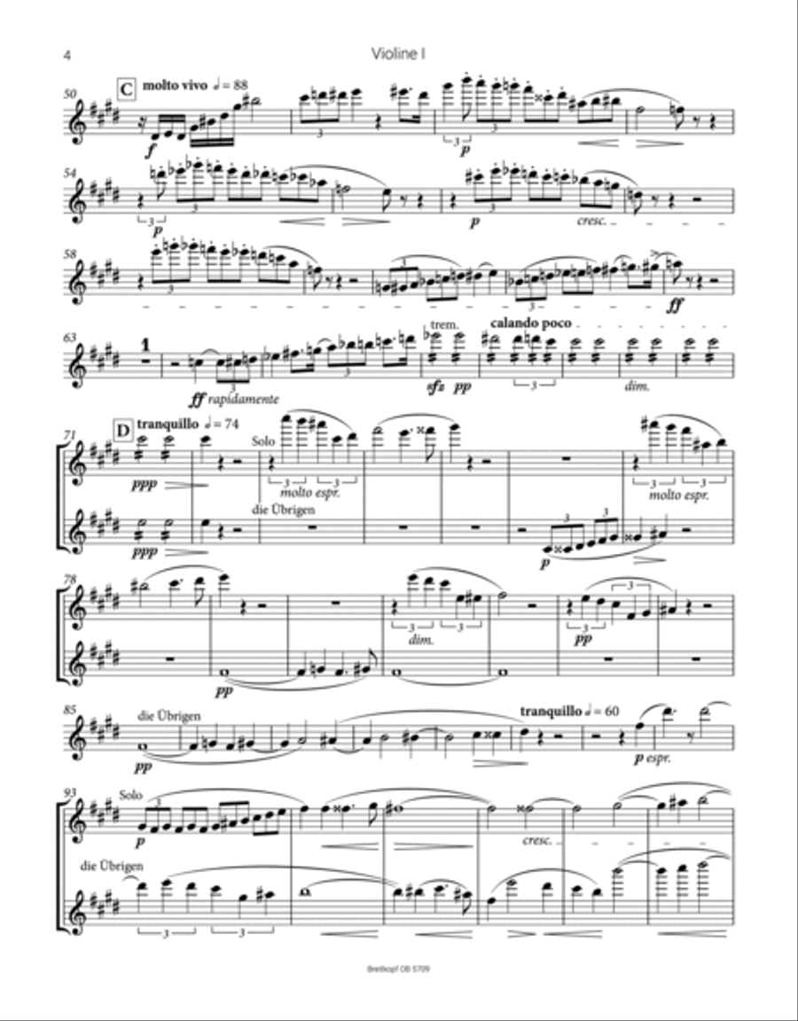 Don Juan Op. 20 TrV 156 Orchestra scores gallery preview page 3