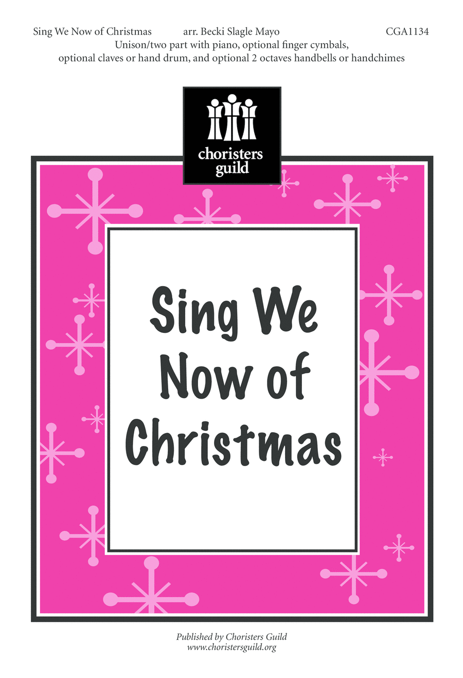 Sing We Now of Christmas Choir scores gallery preview page 1
