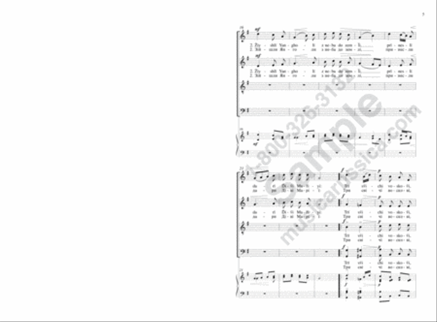 News Has Spread Throughout the World 4-Part scores gallery preview page 4