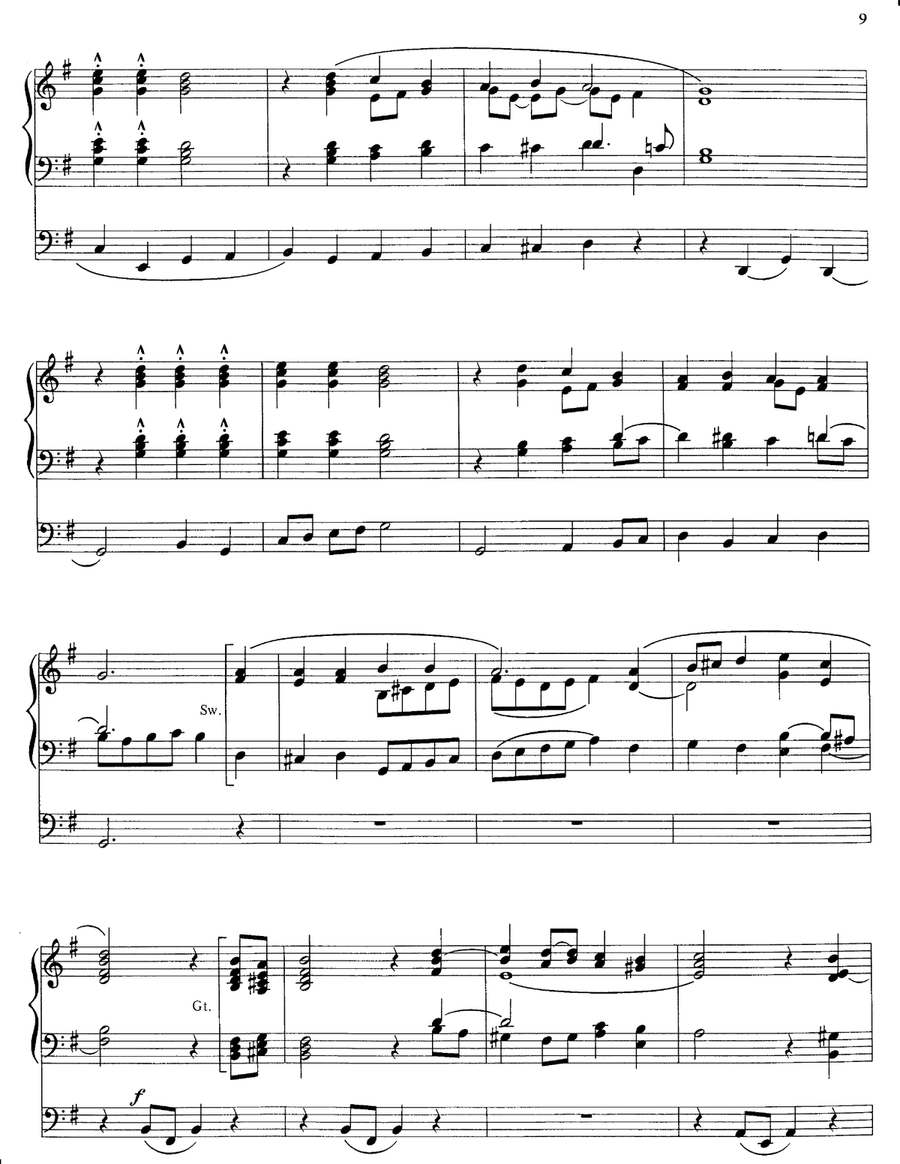 Now Thank We All Our God Piano scores gallery preview page 2