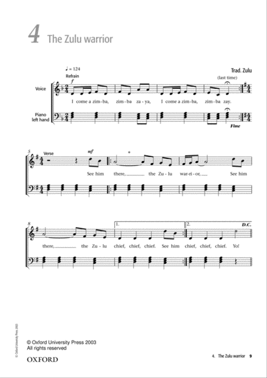 Junior Voiceworks 1 Unison Choir scores gallery preview page 3