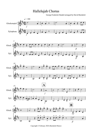 Hallelujah Chorus for Glockenspiel and Xylophone Duet