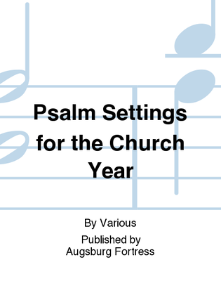 Book cover for Psalm Settings for the Church Year