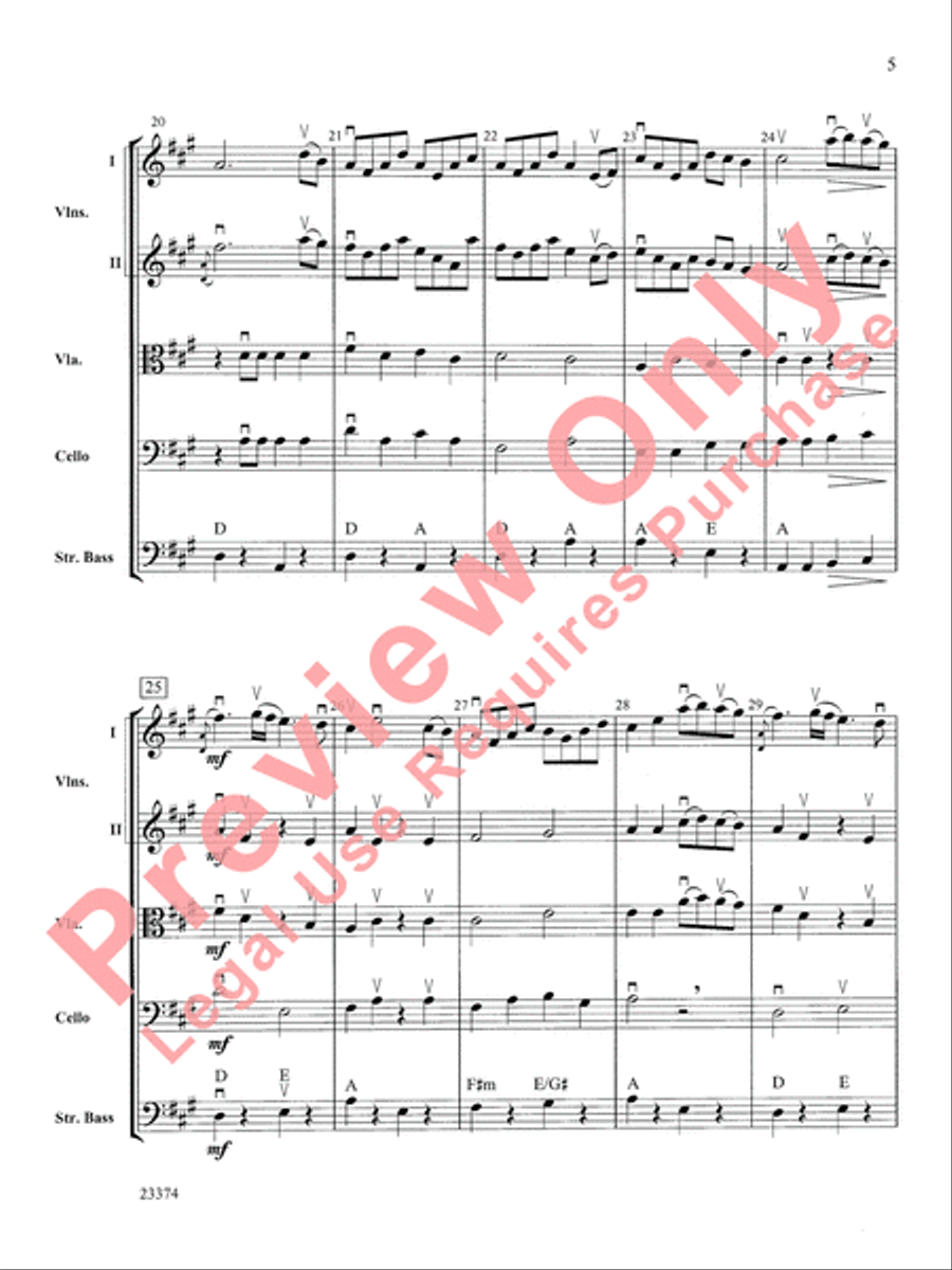 Red Lodge Reel String Orchestra scores gallery preview page 6