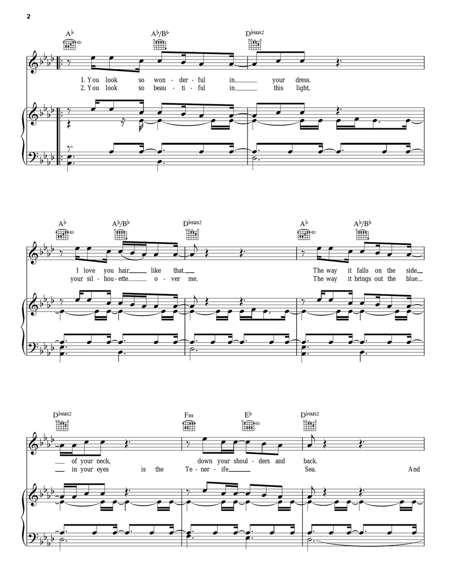 Tenerife Sea Tenerife Sea Acoustic Guitar scores gallery preview page 2