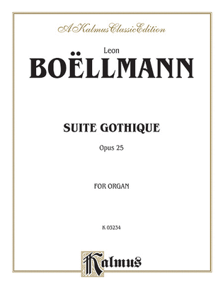 Book cover for Suite Gothique, Op. 25