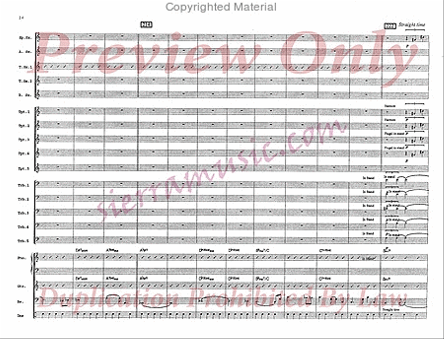 Temple Street Temple Street Jazz Ensemble scores gallery preview page 25