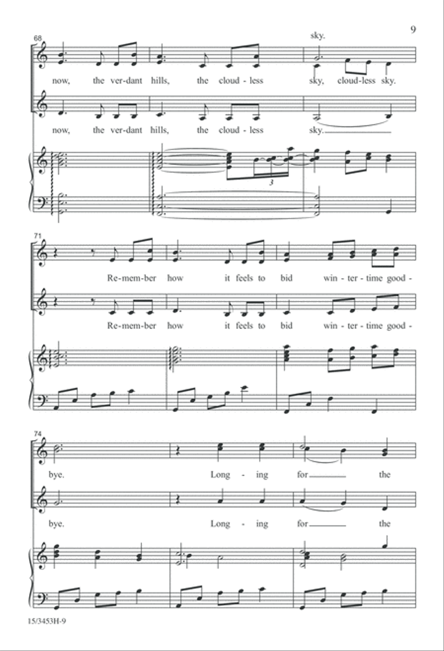 Longing for Spring Longing for Spring SSA scores gallery preview page 9