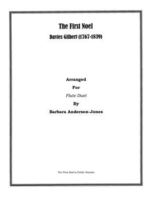 Book cover for The First Noel (Flute Duet)
