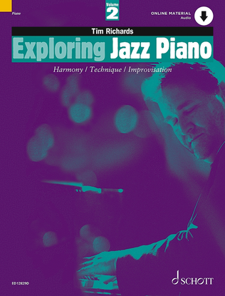 Book cover for Exploring Jazz Piano – Volume 2