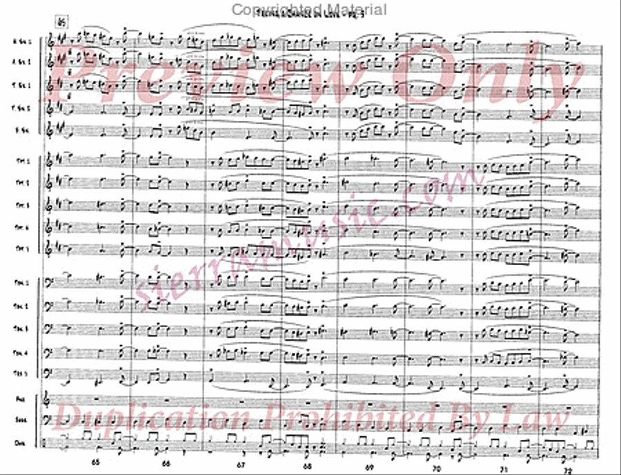 Taking A Chance On Love Jazz Ensemble scores gallery preview page 10
