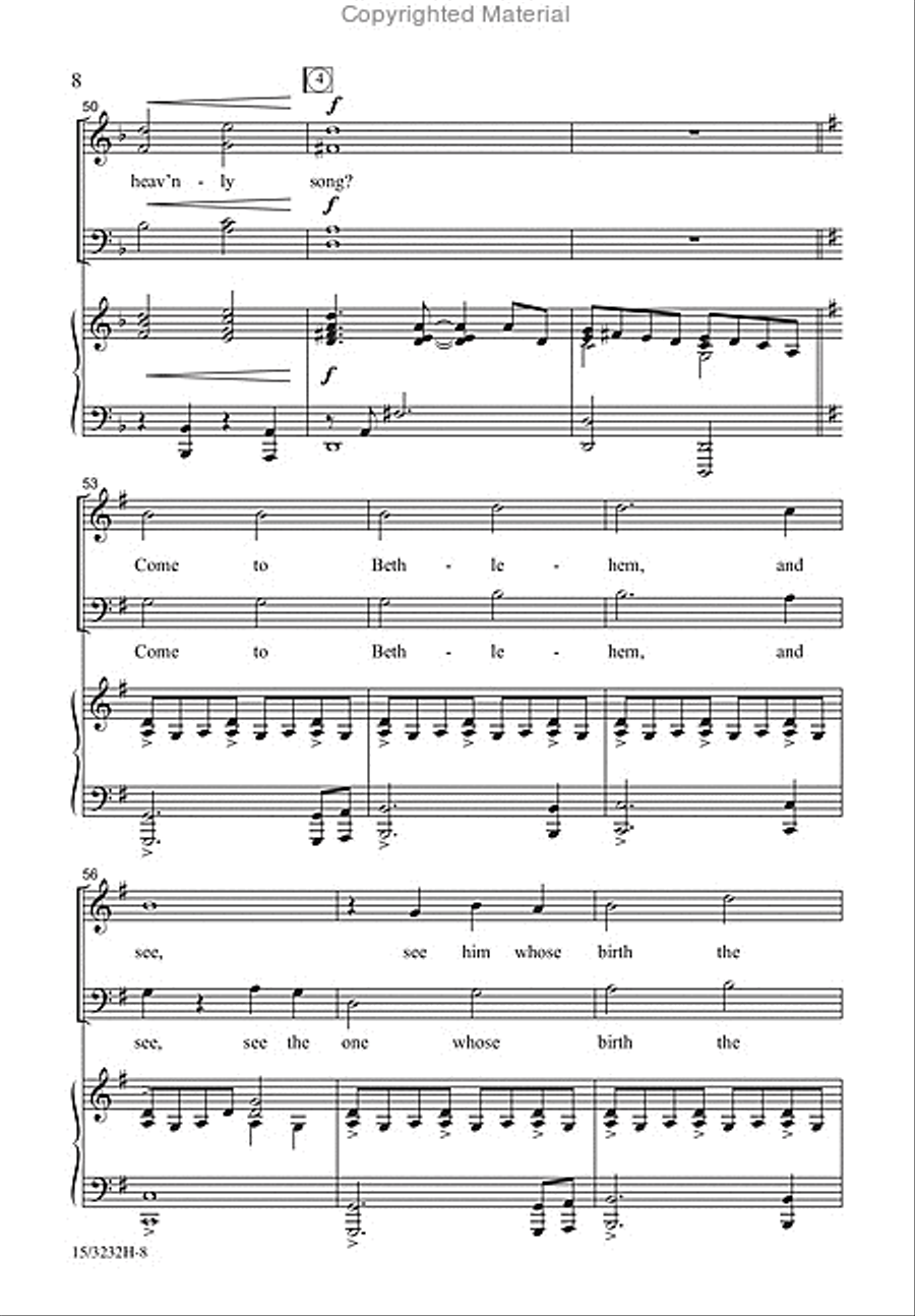 Gloria! Sing Gloria! 4-Part scores gallery preview page 7