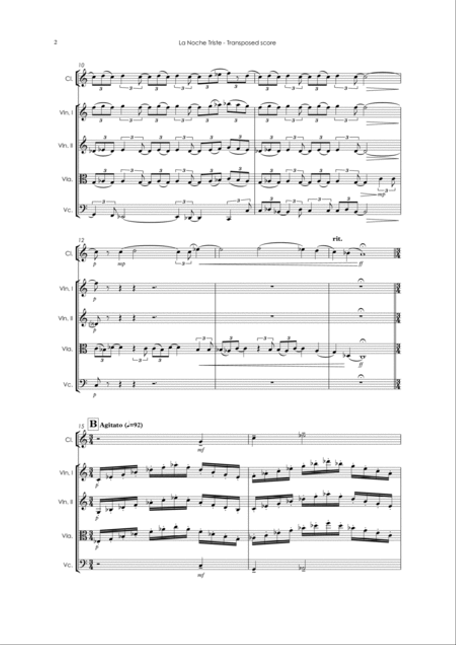 La Noche Triste La Noche Triste School and Community scores gallery preview page 2