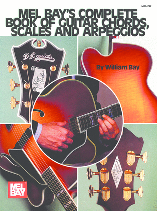 Book cover for Complete Book of Guitar Chords, Scales, and Arpeggios