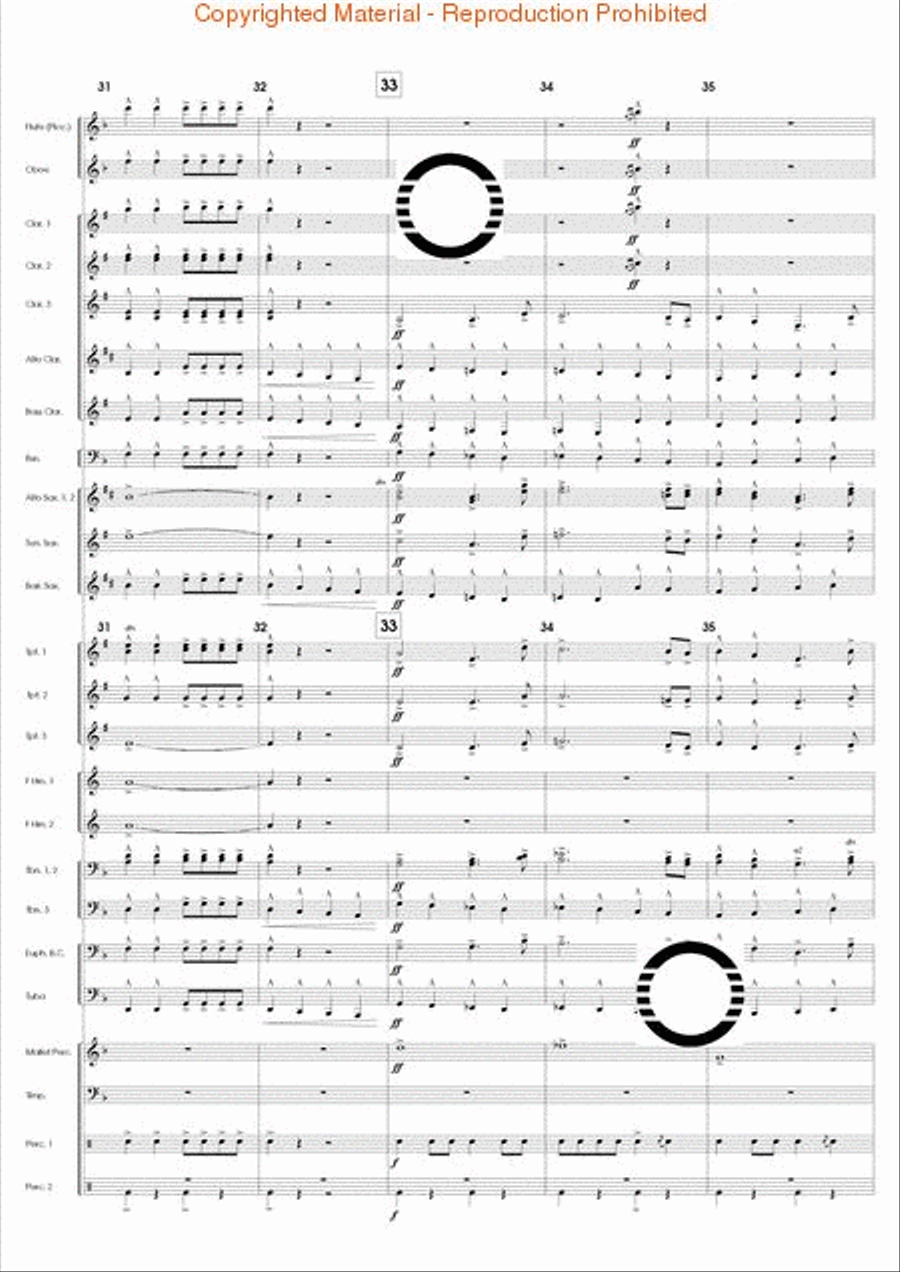 Black Granite III Black Granite III Concert Band scores gallery preview page 8