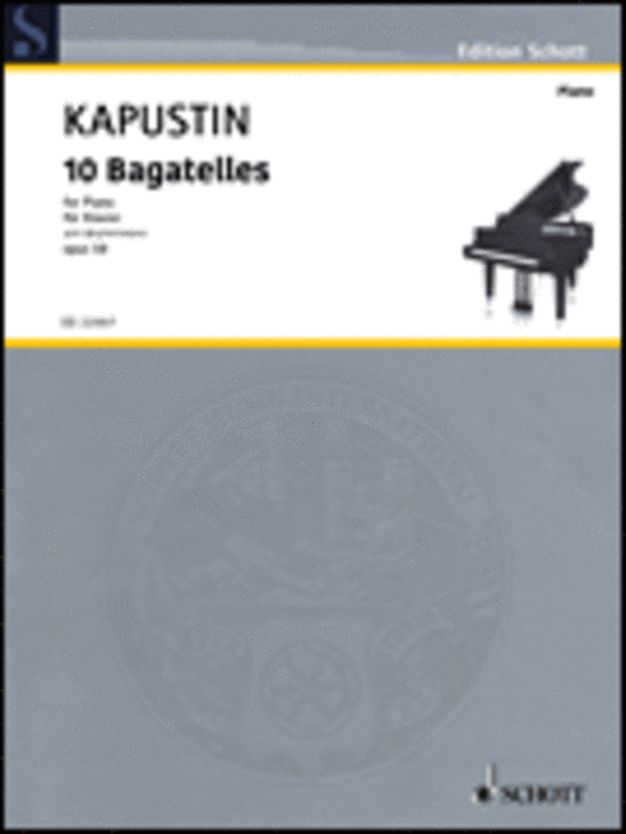 10 Bagatelles, Op. 59 Piano Solo scores gallery preview page 1