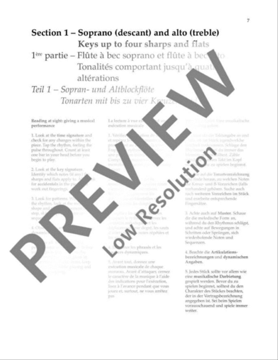 Recorder Sight-Reading 2 Recorder scores gallery preview page 8