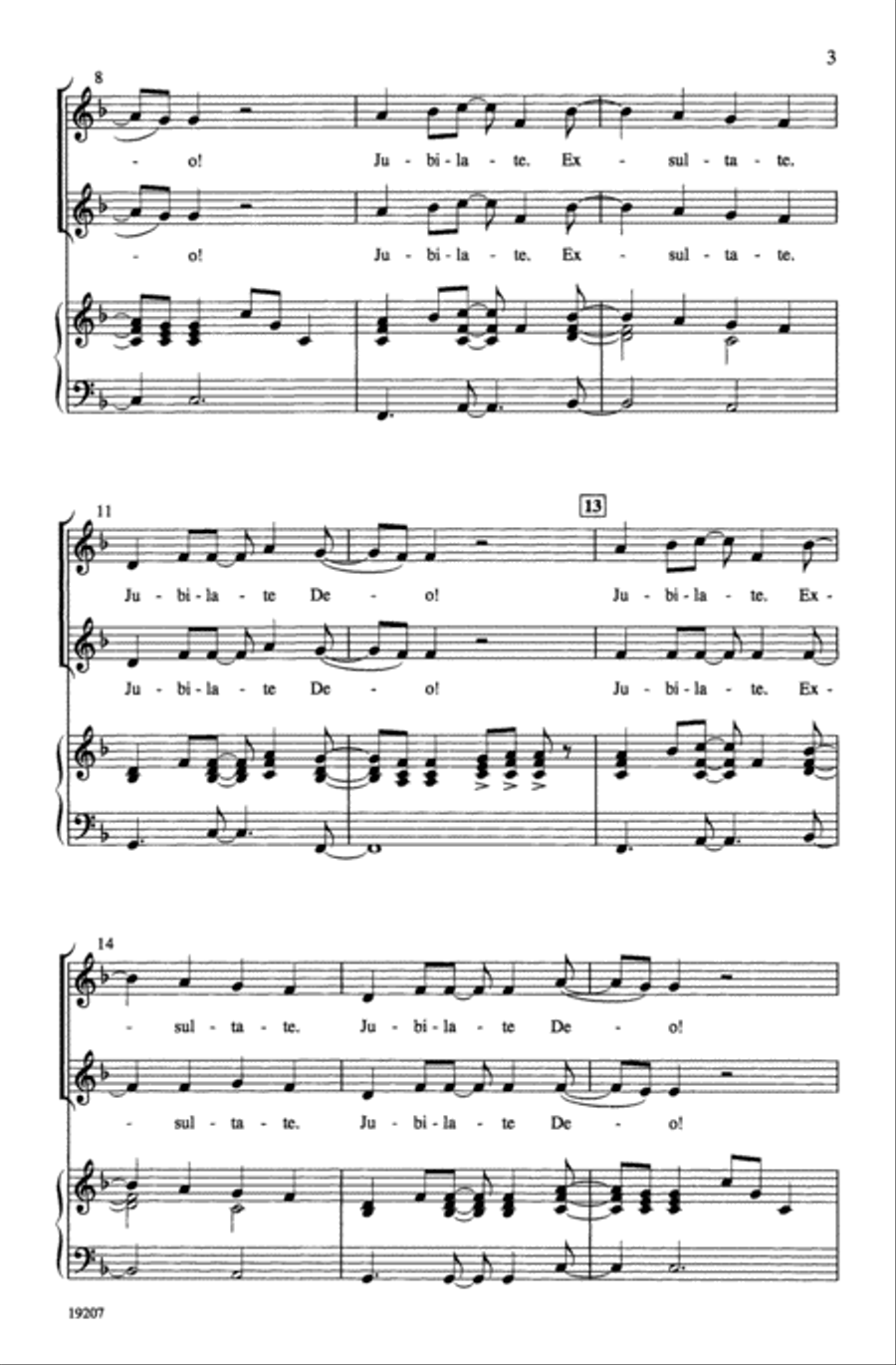 Jubilate Deo! Jubilate Deo! Choir scores gallery preview page 2