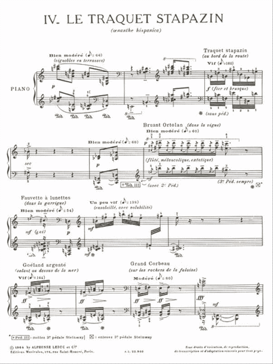 Catalogue of Birds (Catalogue d'Oiseaux) - Volume 2 Piano Solo scores gallery preview page 2