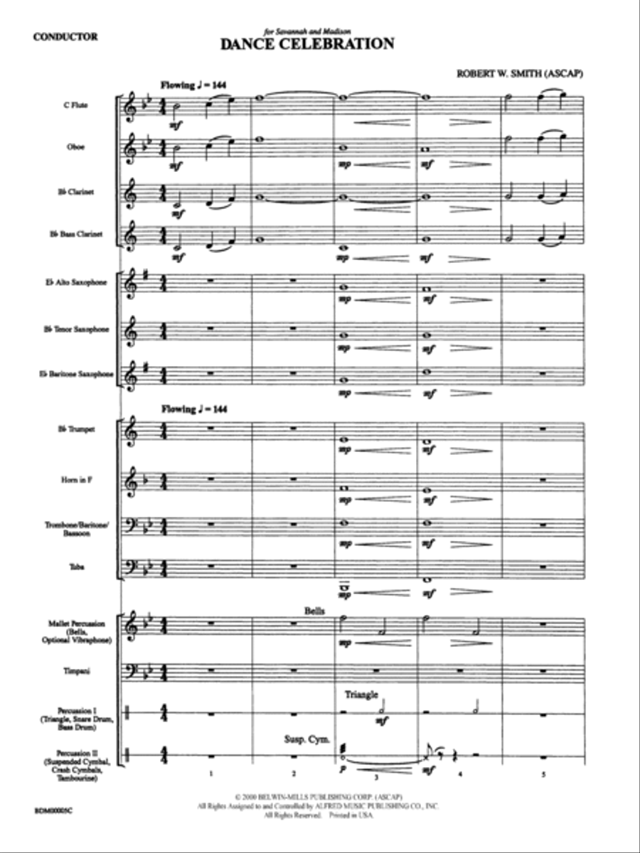 Dance Celebration Concert Band scores gallery preview page 3