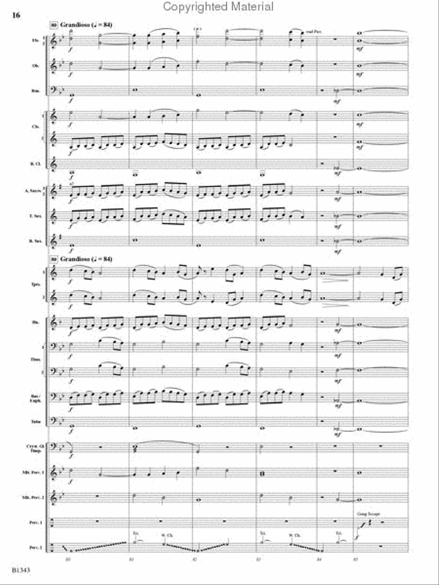 Epiphany Concert Band scores gallery preview page 14