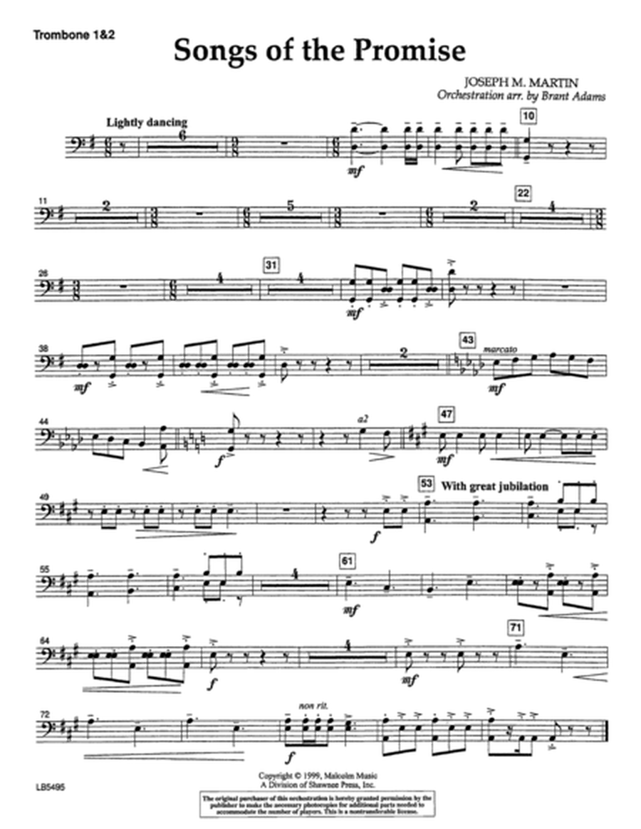 Canticle Of Joy - Trombone 1 & 2