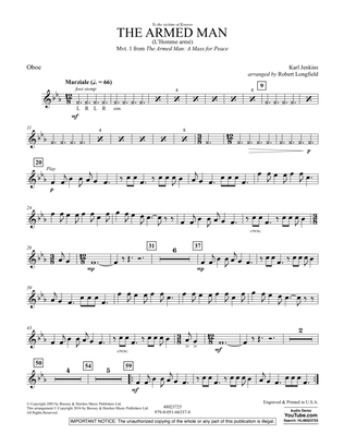 The Armed Man (from A Mass for Peace) (arr. Robert Longfield) - Oboe