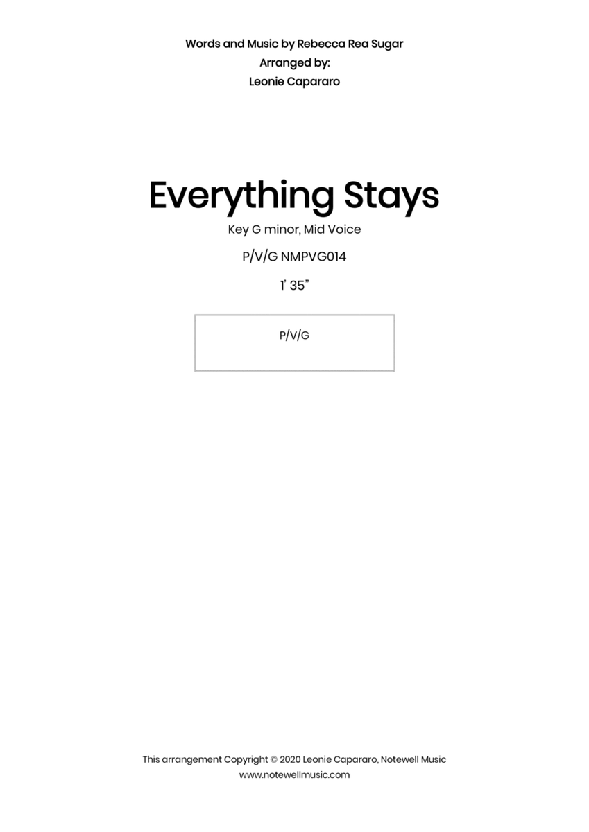 Everything Stays