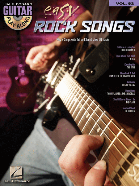Easy Rock Songs (Guitar Play-Along Volume 82)