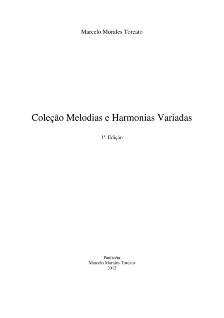 Coleção Melodias e Harmonias Variadas Large Ensemble scores gallery preview page 1