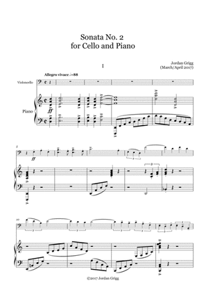 Book cover for Sonata No 2 for Cello and Piano