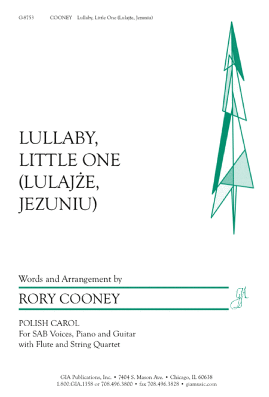 Lullaby, Little One Lullaby, Little One 3-Part scores gallery preview page 1