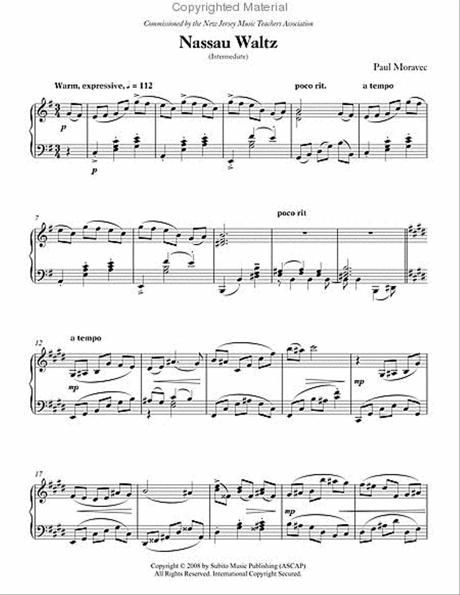 Nassau Waltz Harpsichord scores gallery preview page 2