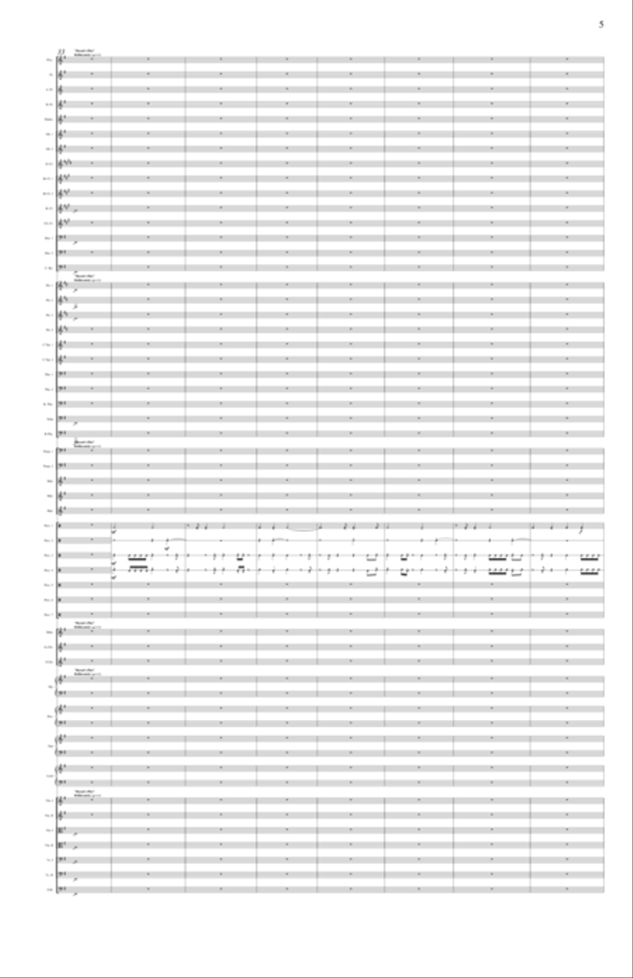 Redeemer, I: A Child is Born Full Orchestra scores gallery preview page 5