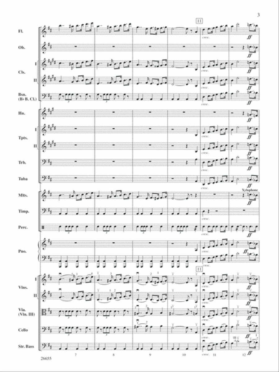 Robin Hood and His Merry Men: Score Full Orchestra scores gallery preview page 3