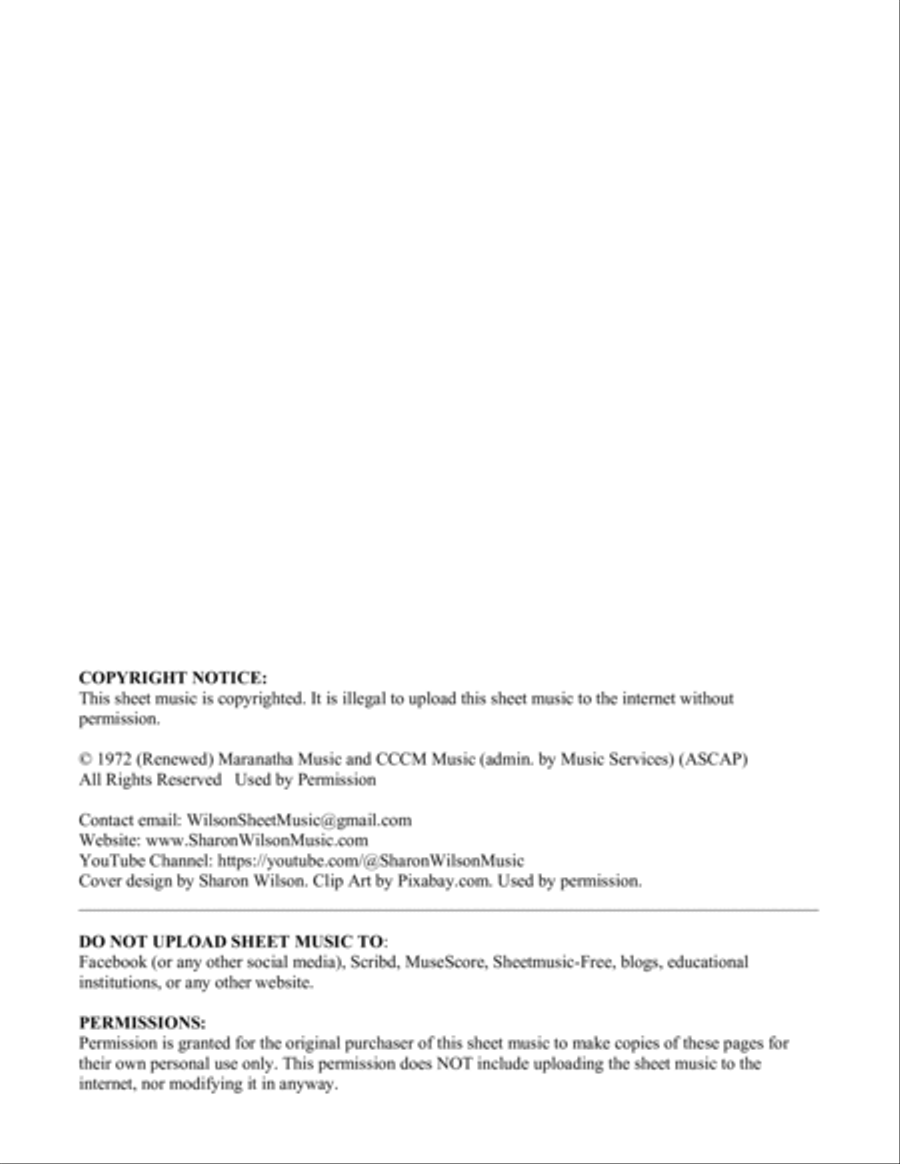 Seek Ye First Piano Solo scores gallery preview page 2