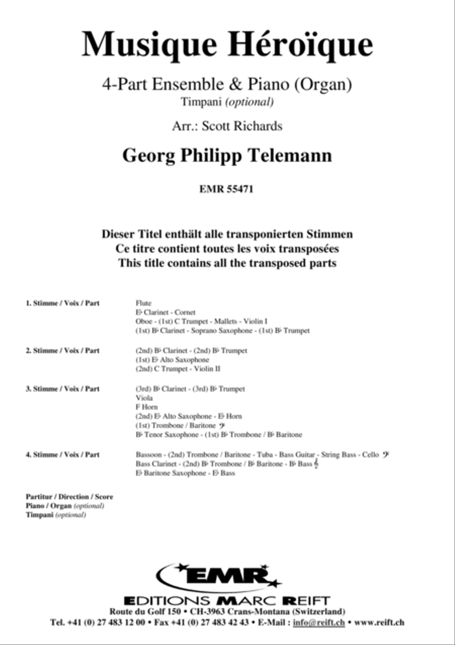 Musique Heroique Musique Heroique Score scores gallery preview page 2