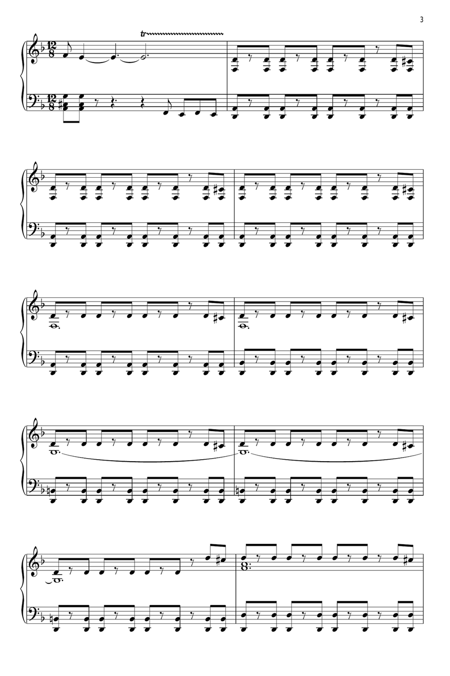 Palm Tree Escape Piano Solo scores gallery preview page 3